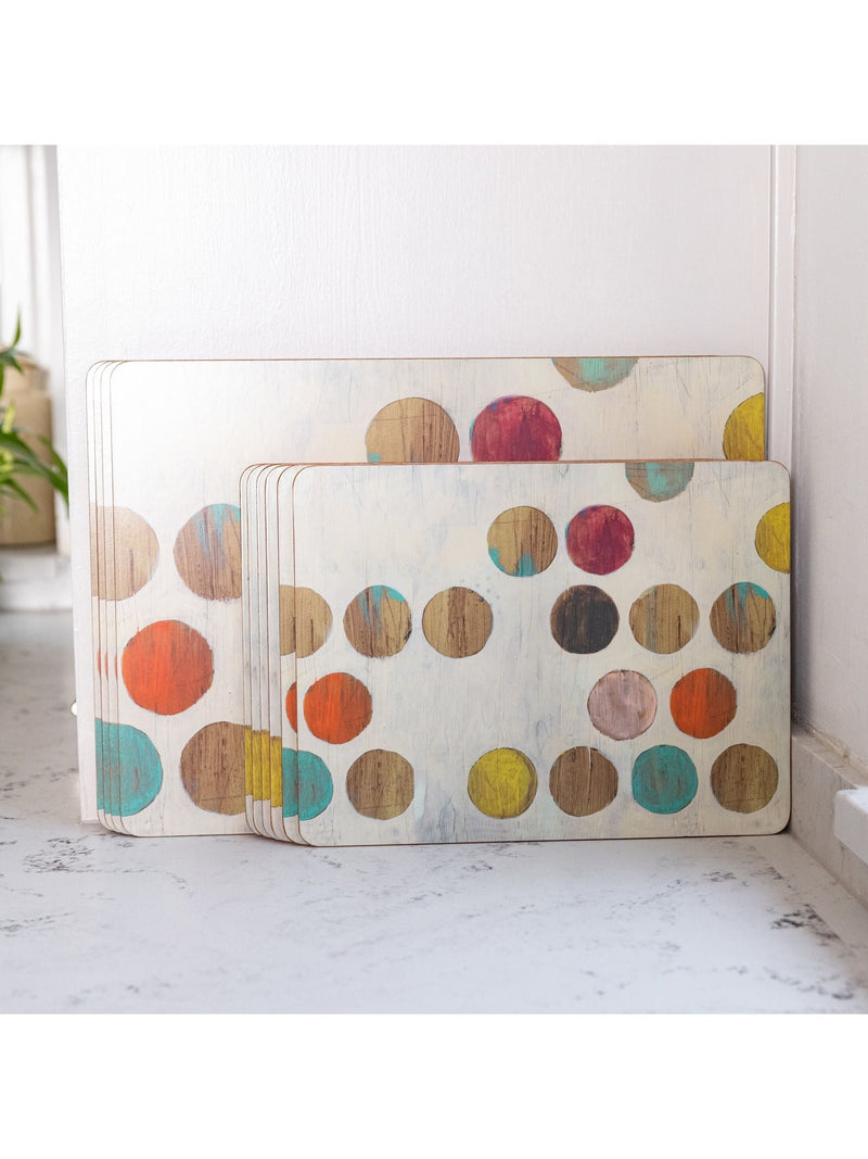 Creative Tops cream large retro art placemats 40x29cm - British product