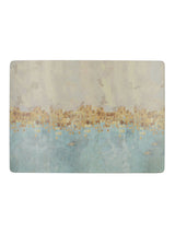 Creative Tops Set of 4 Blue Large Cork Backed Placemats with Art Print