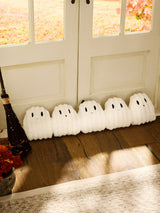 White 3D Ghost Draught Excluder Fabric Cloth