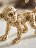 Gold monkey ring holder decorative ornament, UK version