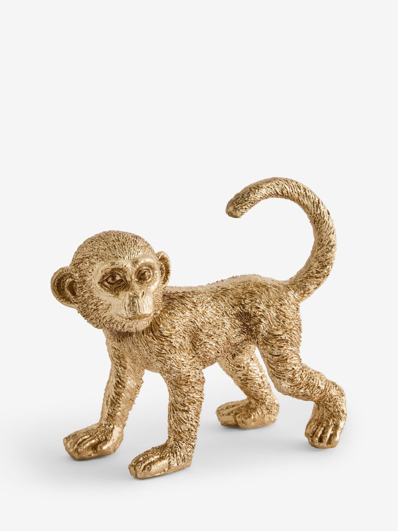 Gold monkey ring holder decorative ornament, UK version