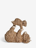 Natural Hamish The Highland Cow Parent and Child Ornament