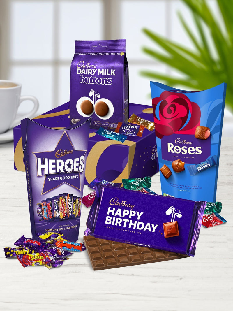 Cadbury Happy Birthday Chocolate Gift Box - British product