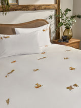 Natural Cotton Autumn Woodland Duvet Cover and Pillowcase Set