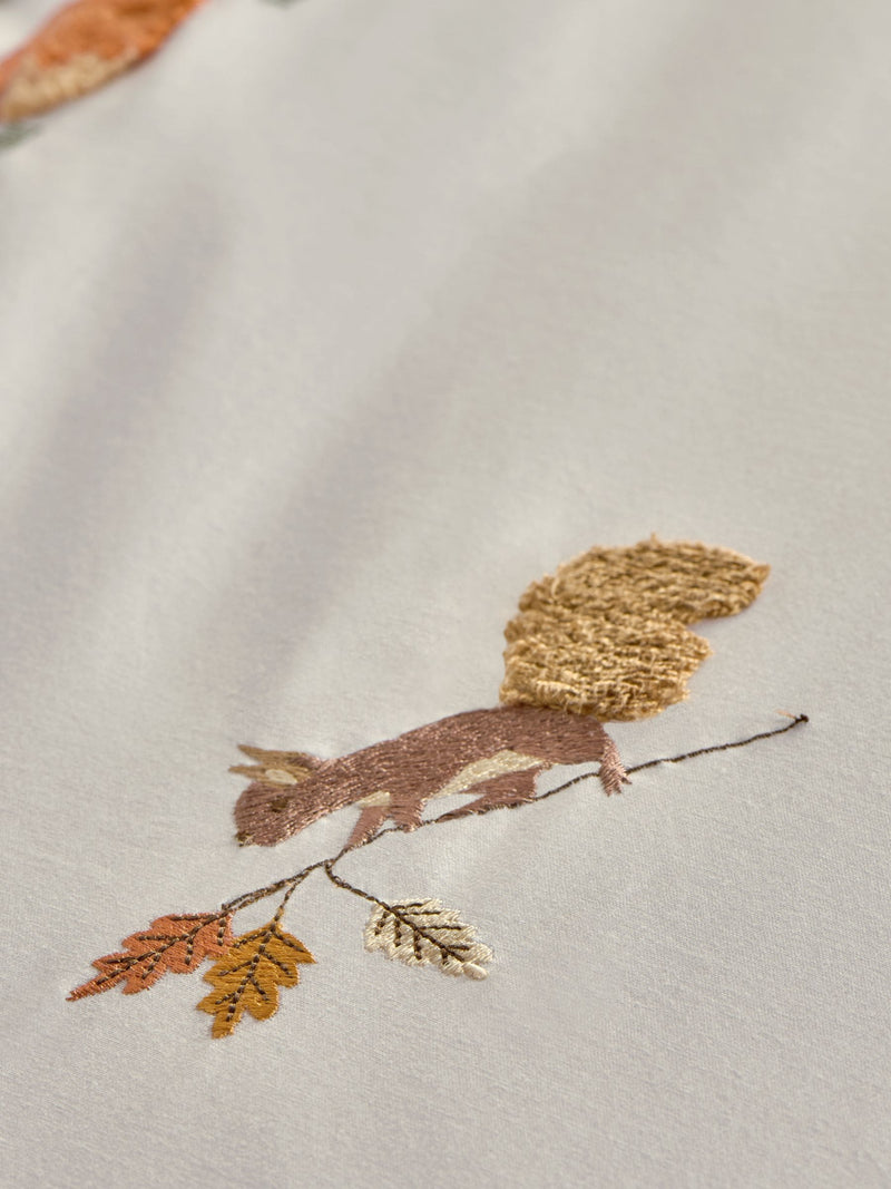 Autumn woodland duvet cover and pillowcase set, imported from the UK