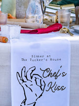 Solesmith Personalised Table Runner Chef's Kiss Design 228cm x 30cm