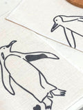 Solesmith personalised place mats with penguins in love design, set of 2, imported from the UK