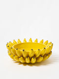 Oliver Bonas yellow ceramic banana serving bowl 35cm, imported from the UK