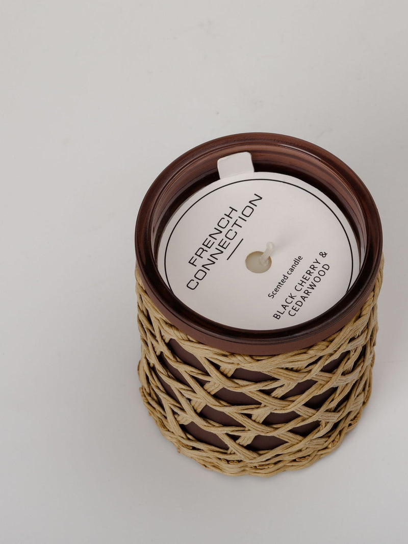 French Connection Black Cherry Cedarwood candle 200g - British product