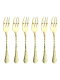 Arthur Price Champagne Gold Avalon pastry forks set of 6 - British product