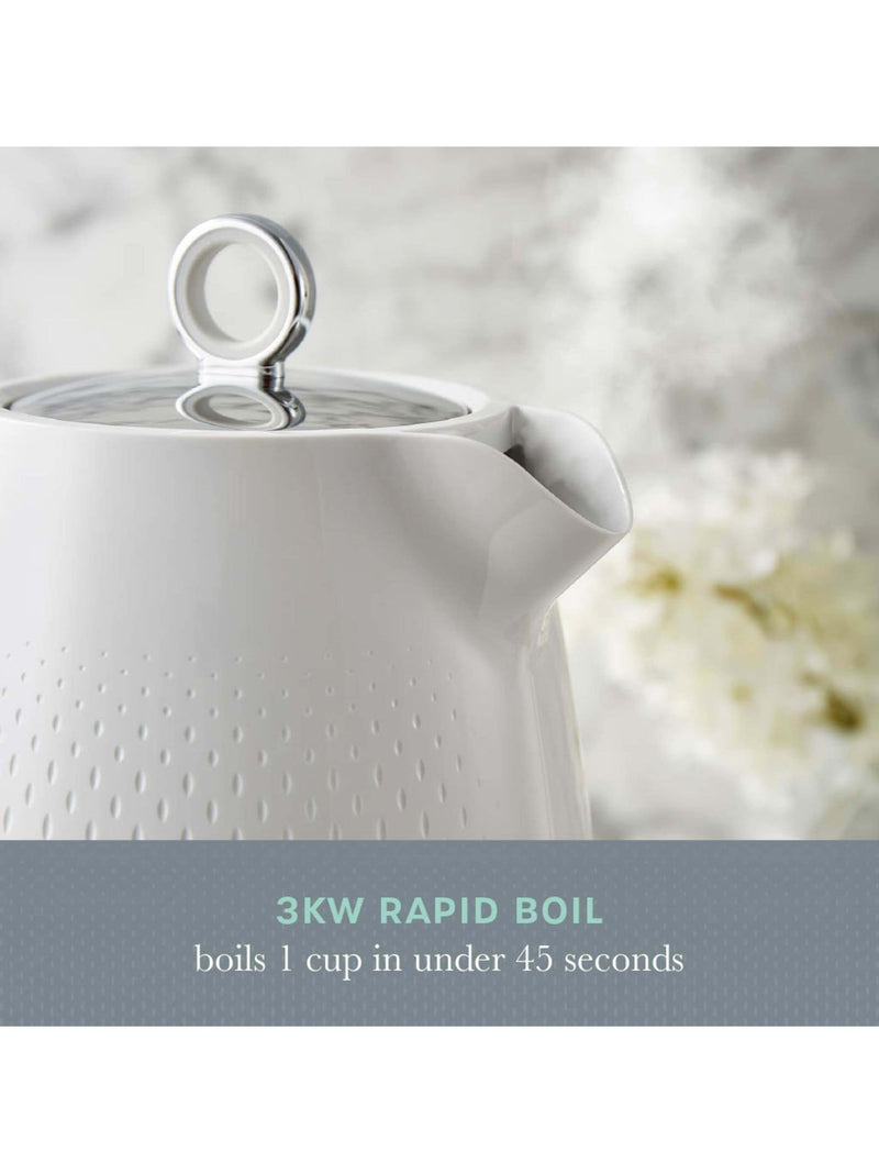 Swan White Elegance Jug Kettle 1.7L (British brand)