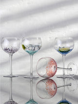 Anton Studio Designs Set of 4 Red Speckle Gin Glasses