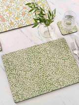 Morris & Co. Set of 4 Assorted Pattern Large Placemats