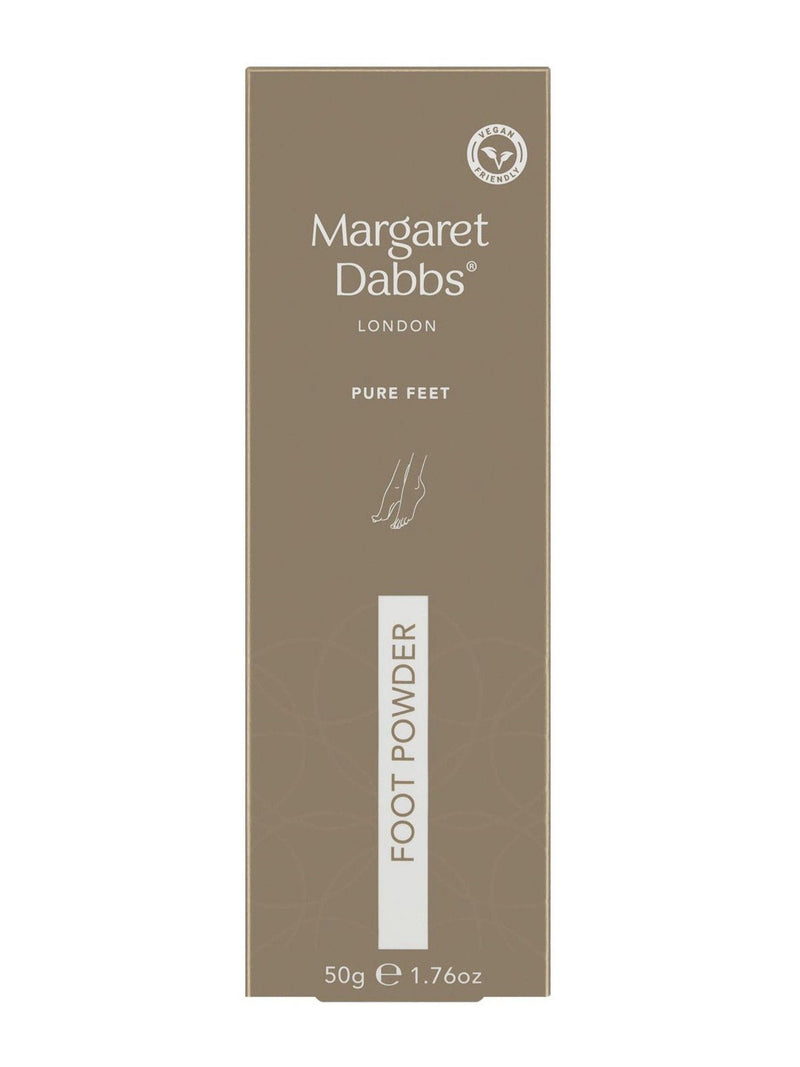 Margaret Dabbs London PURE Soothing Foot Powder 50g, imported from the UK