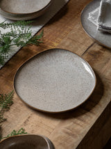 Gallery Home Oatmeal Speckle Glaze Ceramic Side Plates Set of 4