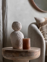 Gallery Home Natural Kase Pebble Candle Stick Holder