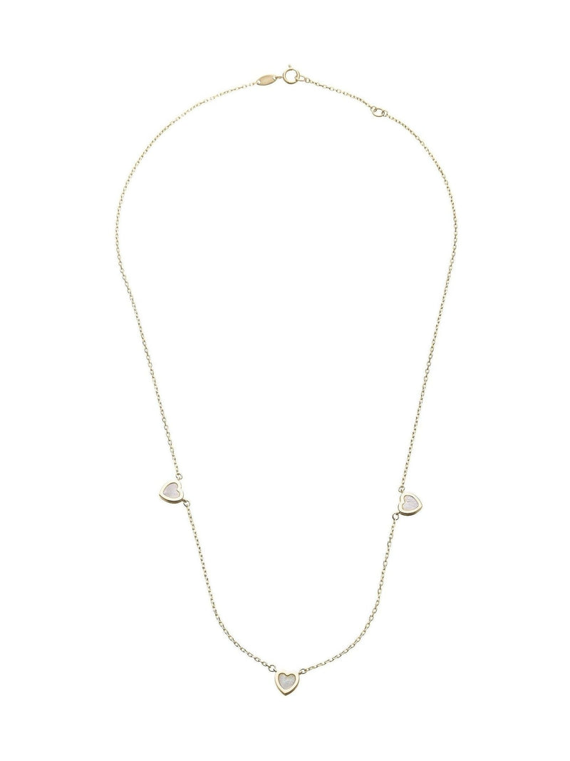 Beaverbrooks gold malachite heart necklace 45cm - British product