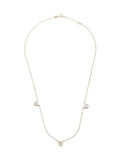 Beaverbrooks gold malachite heart necklace 45cm - British product