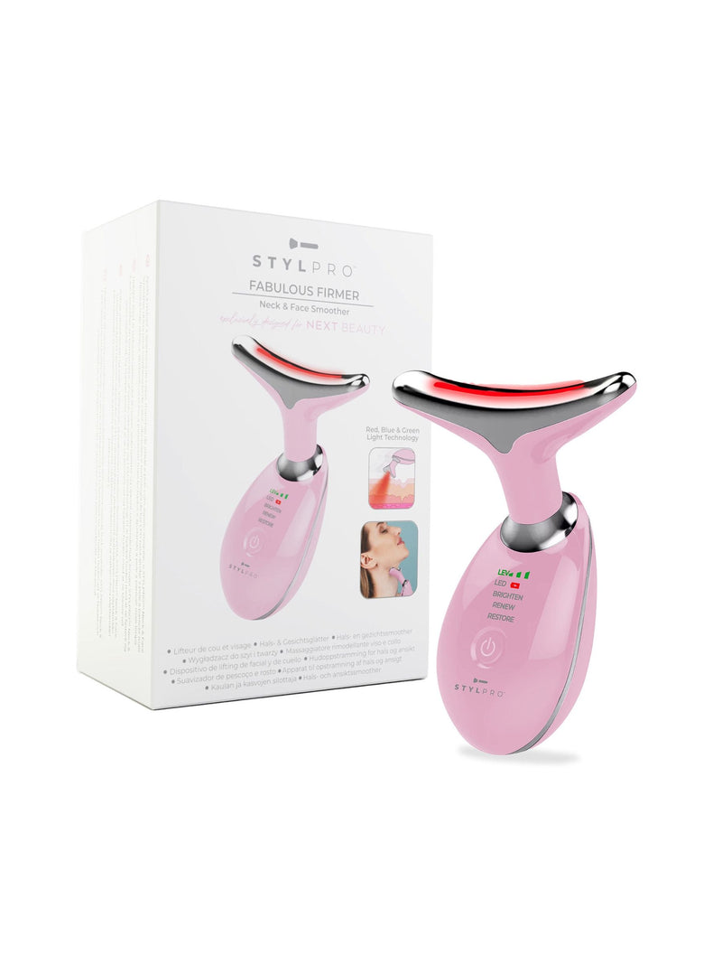 Stylpro Fabulous Firmer LED Massaging Neck and Face Smoother Device