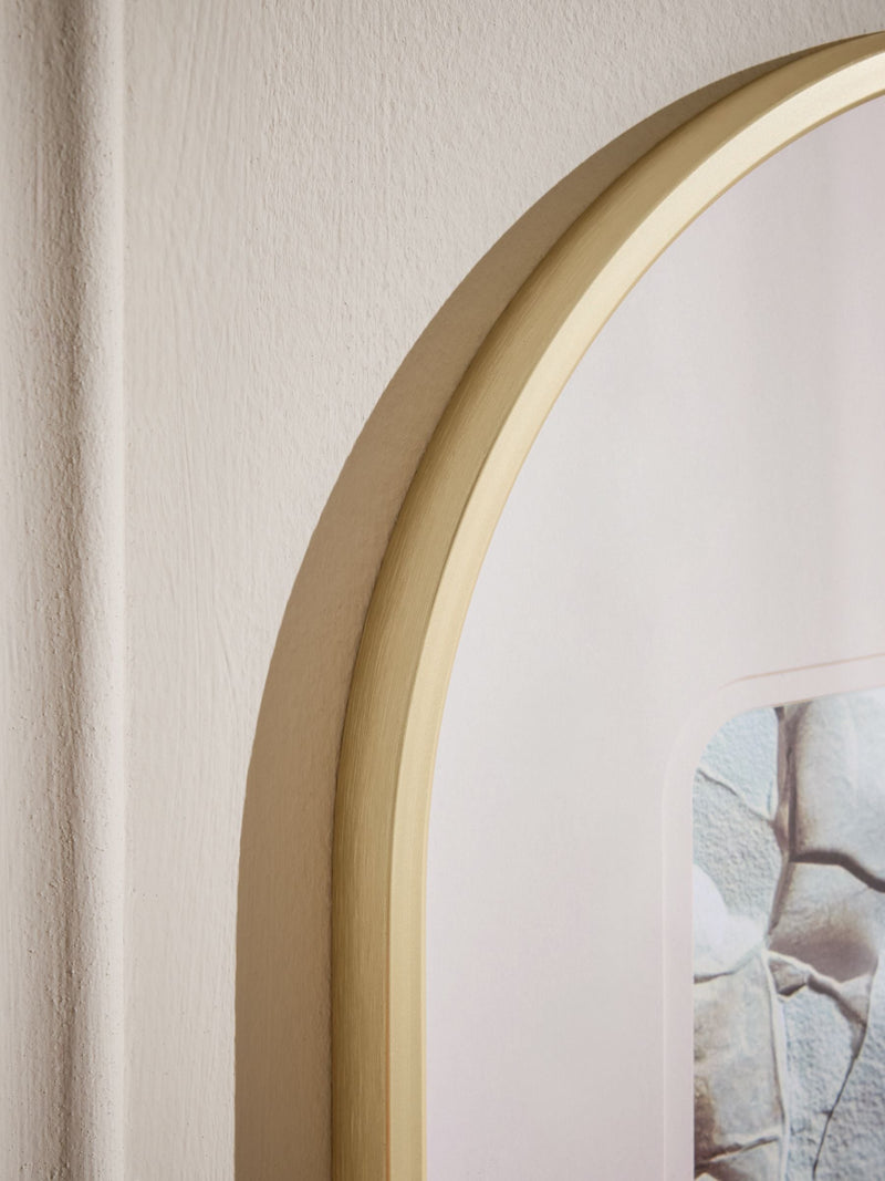 Gold arch collage photo frame, UK version