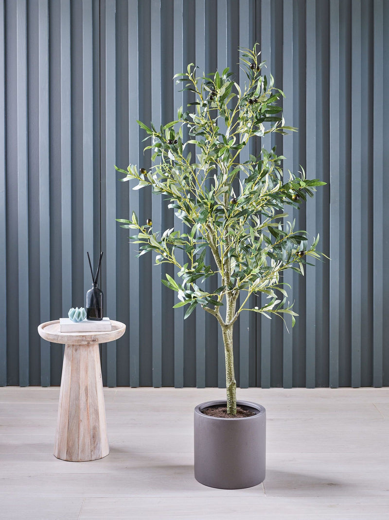 Beards & Daisies Green Artificial Olive Tree