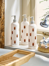 Hamish Print Reusable Dispenser Bottles Bathroom Storage Set of 3