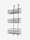 Three-tier chrome shower caddy - British product