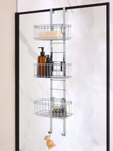 Chrome Adjustable Shelf Shower Caddy