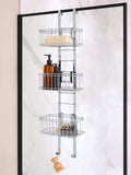 Chrome adjustable shelf shower caddy - British product
