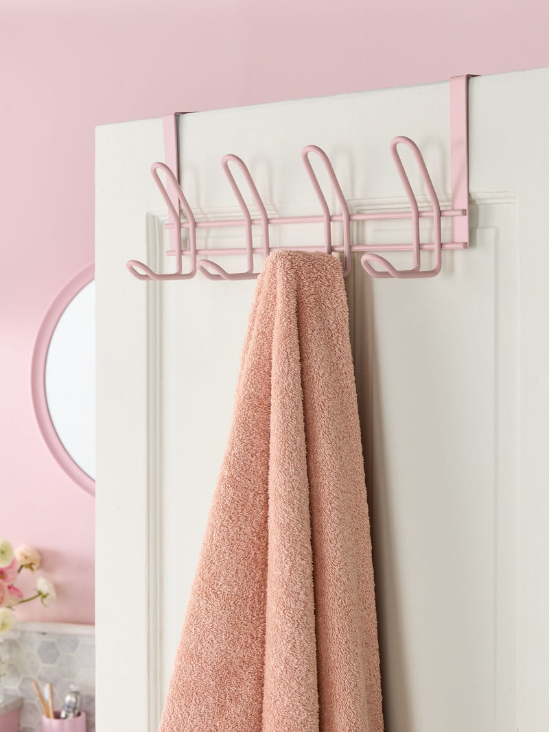 Pink over door hook, imported from the UK