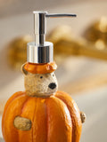 Bertie Bear pumpkin Halloween soap dispenser, imported from the UK