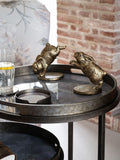 Laura Ashley gold hopping rabbits set of 2, UK version