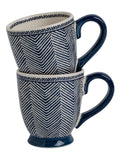 Laura Ashley Set of 2 Blue Edwin Small Mugs