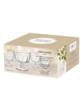 Artland clear pearl ridge mini trifle bowls set of 4 - British product