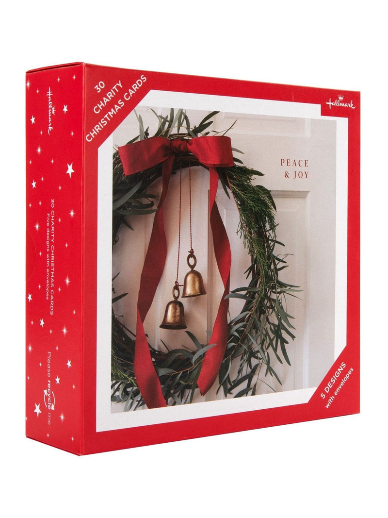 Hallmark Green 30 Pack Christmas Cards in 5 Photographic Designs