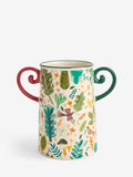 Lucy Tiffney Green Leaf Utensil Pot