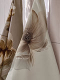 Lipsy cream mauve tea towels set of three, UK version