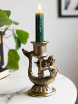 Rockett St George Gold Mermaid Taper Candle Holder 1.5cm x 1cm x 1cm