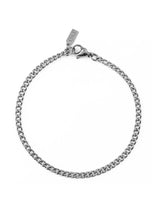 Orelia London Silver Tone Fine Curb Chain Bracelet Traditional Jewelry