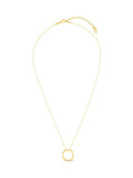 Orelia London gold tone open circle mid length necklace, imported from the UK