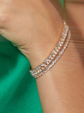 Orelia London Gold Tone Crystal Tennis Bracelet