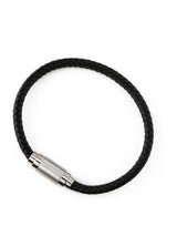 Orelia London Silver Tone Plaited Leather Bracelet