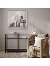 Art Marketing Multi Classic Aesthetic Canvas Wall Art with Slimline Frame 80cm x 80cm