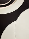 Natural large faux leather placemats set of 4, 38cm x 38cm (British brand)