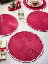 Red Wiggle Trim Placemats Set of 4