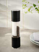 Black Two in One Salt and Pepper Grinder