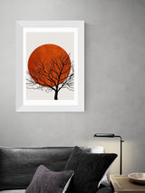 East End Prints White Warm Winter Art Print
