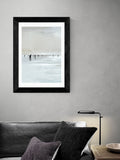 East End Prints Black Beachy by Dan Hobday