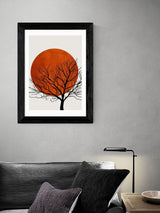 East End Prints Black Warm Winter by Kubistika