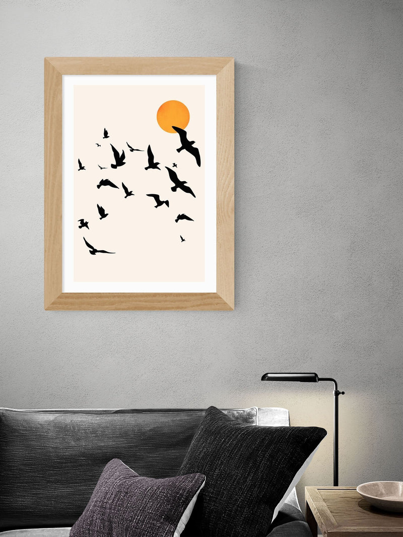 East End Prints Oak Up and Away by Kubistika art print - British product